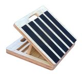 Homecute Wooden Slant Board, Calf Stretch Adjustable Incline Board Portable Non-slip stretching Board, 3 positions Workout Board for Pain Relief from Plantar Fasciitis Tendinitis and More.