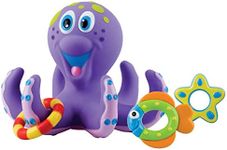 Nuby - Bath Toy Squid with 3 Rings 