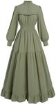 Nuoqi Victorian Dress for Women Lon