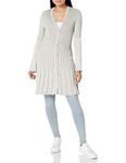 Foxcroft Women's Rib Duster Cardigan, Slate, S