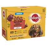 Pedigree Senior Wet Dog Food Vital Protection in Jelly for Senior Dogs, 48 Pouches (48 x 100 g)