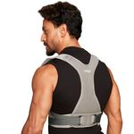 Leeford Ortho Neoprene Posture Corrector Belt for Men & Women, Back Pain Relief | Back Support Belt | Lightweight, Breathable Shoulder Support, Adjustable Size - Medium