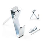 Picture Hangers 30 lb - 1000 Pack - Picture Nails - Professional Picture Hooks with Nails for Hanging Pictures in Drywall - Bulk 1000 Pack