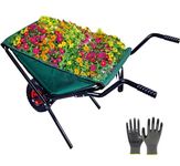 Folding Wheelbarrow - Home Garden Yard Utility Wheelbarrow Cart