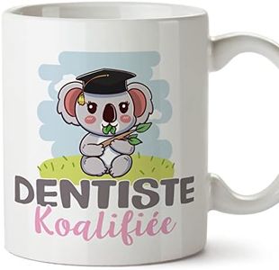 Mugffins Tasses pour DENTISTE - En Français - Cadeau original femme - Koalifié/Koalifiée - 11 oz / 330 ml