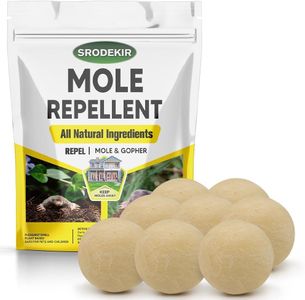 SRODEKIR Répulsif anti-taupes pour l'extérieur, mieux que les ultrasons – 4P