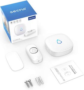 SECRUI Wireless Doorbell – Waterproof, 1000ft Range, 58 Chimes, White