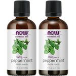 Now Foods Peppermint Oil 100% Pure & Natural - 4 Oz. (Two Pack)