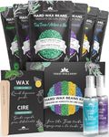 Tress Wellness Hard Wax Beans Kit [6 Bags + Pre & After Spray] Hard Wax Beads Hair Removal - Waxing Beds