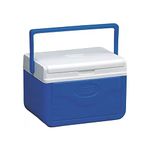 COLEMAN 5 QT Ice Box (4.7 Liter) with Storage Capacity - 6 Cans and Ice Retention - 1 Day/BPA Free Material (Blue)