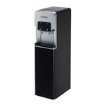 Quench Water Cooler/Heater - Hot & Cold Water Dispenser | Freestanding Mains Fed Unit Suitable for Commercial Use (Dispenser Only, Black)