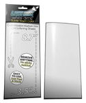 LightDims White Dims Self Adhesive Dimming/Softening Sheets for Harsh LED Lights Medium Size (2 Sheets) Subtle Warm Color & a Free Mystery Gift Sheet (3 Sheets Total). Packaging May Vary