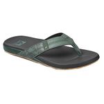 Reef Men's Cushion Phantom Flip-Flop, Geo Olive, 8