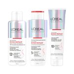 L'Oréal Paris Hair Expertise Bond Repair Hair Repair Trio Set, With Citric Acid To Repair Hair Breakage, (3x Pieces, Pre-Shampoo, Shampoo, Conditioner)