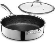 HexClad Hybrid Nonstick 5.5 Qt Deep