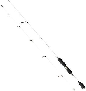 FISHN® Zero Five Black Edition Carbon GT Ultralight Fishing Rod 180 cm Throwing Weight 1-5 g Spinning Fishing Rod Ultra Light Tip Solid Fully Parabolic Extremely Flexible (White)