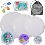 Frisbee Doodle Set, 3 Different Sizes of frisbees, 12 Colors of Markers, 3 Frisbee Hooks, Padded Storage mesh Bag, Outdoor Competitive Frisbee for Personalized doodling for Kids, Teens and Adults.