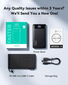 INIU 20000mAh Power Bank – Portable High-Capacity USB Charger