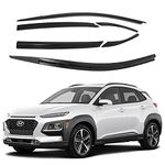 AUTOCLOVER Smoked Window Visor Sun Rain Vent Guard 6p Compatible with Hyundai Kona 2017 2018 2019 2020 2021 2022 2023