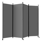 4 Panel Room Divider, Folding Priva