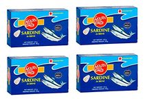 Golden Prize Sardine in Brine 125 Gms Each - Pack of 4 Units