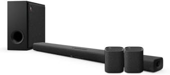 Yamaha True X System Bundle (SR-X50A Sound Bar with Subwoofer and WS-X1A Bluetooth Speakers), Carbon Grey