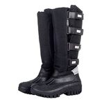 HKM Thermo Mucker Riding Boots - Black, Size UK 6/EU 39