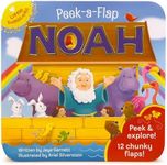 Peek-a-Flap Noah - Children's Lift-a-Flap Board Book Gift for Easter, Christmas, Communion, Baptism (Little Sunbeams)