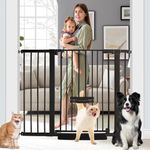 SHYUJAJIE 37 Inch Tall Baby Gate wi