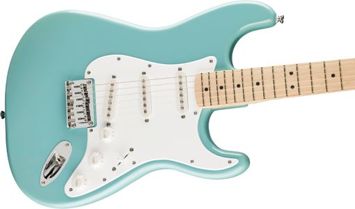 Squier Sonic Stratocaster Electric Guitar, Maple Neck – Turquoise