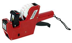 SANWA MX-5500PLUS Price & Date Labeller (Bilingual Date - YYMMDD (Canada - English/French)) - Price Tag Gun for Price Tags - Pricing Tags - Retail Tags - Date Tags - étiquette de Prix