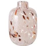 Confetti Glass Bud Vase, Pale Pink,