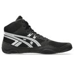 ASICS Men's Snapdown 4 Wrestling Shoes, 12, Black/White