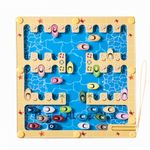 AVENLAND Magnetic Alphabet Letter Maze - Educational Montessori Toy for Kids 3+ Year Old, Wooden Puzzle Activity Board, Fine Motor Skill Toys for Toddlers, Gift Idea for Boys and Girls 3 4 5 Year Old