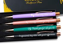 InnoBeta Dog Sitter Thank You Gifts, Ballpoint Pen Set of 4, Pet Sitter Gifts