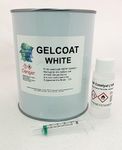 Marine White Gelcoat 1kg - Lloyds Approved - Polyester - MEKP Hardener inc