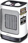 Pro Breeze® 2000W Ceramic Fan Heater - Electric Heater with Automatic Oscillation, Thermostat, 2 Heat Settings & Tip-Over Protection - Portable Heater for Home, Office, Study, Garage, Bathroom