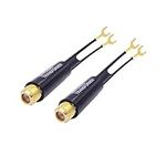 Fancasee 2 Pack Gold Plated 75 Ohm 