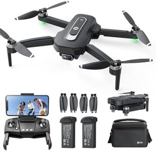 Holy Stone GPS Drone with Camera 4K for Beginners, HS460 Foldable Drones with 52 Mins Long Flight Time, Brushless Motor, Follow Me, Auto Return, 5G FPV Transmission, Under 249g Easy for Adults