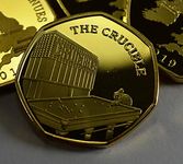THE CRUCIBLE 24ct Gold Commemorative Coin Albums/50p Collectors NEW 2019 SPORTING VENUE SERIES