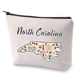 BLUPARK North Carolina Map Cosmetic