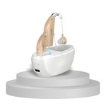 LEO-TUNE hearing aid machine for ear old age 2 units ear machine with Noise Cancellation volume control, charging Case and warranty