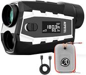 ACPOTEL PF2L Range Finder with Magnetic Golf Rangefinder Slope Switch with Feet/Yard/M Range Finder Golf with Scanning, Golf Rangefinder Fast Flag-Lock with Vibration