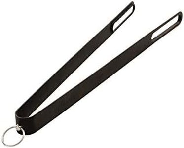 Morsø Fire Tongs for Use with all Ovens and Firepits, Scandinavian Design, Powder-Coated Steel with Serrated Edges, Black