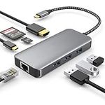 USB C Hub 8 in1 with 4K HDMI Adapte