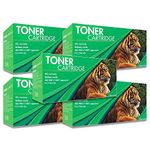 N.D Kit 5 Generic Toner Cartridge 105A W1105A with Chip for Use in Laser Printers 107W /107A /M135 /M137. 1,000 Prints Approx. Black/Santa Ana Shop