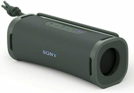 Sony ULT FIELD 1 - Wireless Bluetooth Portable Speaker with ULT POWER SOUND, Ultimate Deep Bass, IP67, Waterproof, Dustproof, Shockproof, 12hr Battery, Clear Call Quality, Outdoor, Travel, Forest Gray