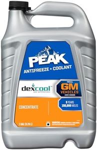 PEAK DEX-Cool® Antifreeze + Coolant, Premium Engine Coolant with Antifreeze, Car Antifreeze Coolant Mixture for GM Vehicles, 1 Gallon