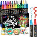Betem 24 Colors Dual Tip Acrylic Pa