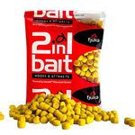 Fjuka 2in1 FatBoys - 10mm Hook Bait. The soft feed pellet & attractant (yellow)